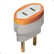 Plugue Adaptador Achatado/Redondo 1550 Daneva