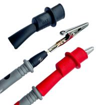 Plugue Adaptador Garra De Jacaré Ponta Cabo Multímetro