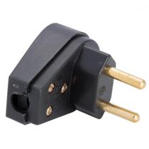 Plugue Angular 2P 10 A 250 V Tramontina Preto