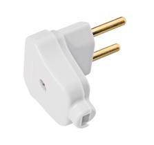 Plugue Angular 2p 10a 250v Branco - Tramontina