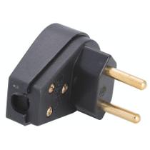 Plugue Angular 2p 20 a 250 V Preto - Tramontina