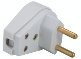 Plugue Angular 2P 20 A 250 V Tramontina Branco Plugue Angular 2P 20 A 250 V Tramontina Branco