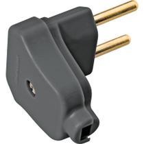 Plugue Angular 2p 250 V 10 a Preto - Tramontina
