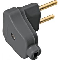 Plugue Angular 2P 250 V 10 A Tramontina Preto