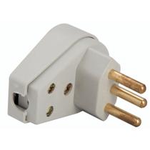 Plugue Angular 2P+T 250 V 20 A Tramontina Cinza Tramontina