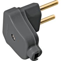 Plugue Angular Tramontina 2P 10 A 250 V Tramontina Preto Plugue Angular Tramontina 2P 10 A 250 V Tramontina Preto