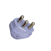 Plugue Bipolar Cinza 2p Macho 20a Pino Elétrico * 8357