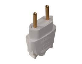 Plugue Cinza 2P Nbr 10A 250V Mectronic Plugue Cinza 2P Nbr 10A 250V Mectronic