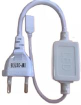 Plugue Com Conversor Para Fita De Led 127v/220v Bronzearte