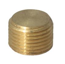 Plugue contra-afundado MPT de latão HOMEPLUS+ de 1/4”