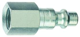 Plugue de aço Plews Tru-Flate 3/8" FNPT feminino
