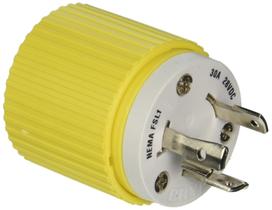 Plugue de bloqueio Hubbell Wiring Systems HBL328DCP 30A 28VDC