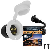 Plugue de carregador de porta de entrada de alimentação AC 15A 110-125V à prova d'água