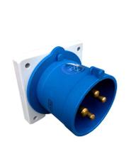 Plugue de Embutir Industrial 220Vca Azul Plugue de Embutir Industrial 220Vca Azul
