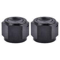 Plugue de encaixe Flare Cap Block off 8AN EVIL ENERGY Black 2 unidades