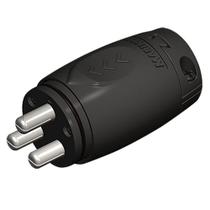 Plugue de motor elétrico Marinco 12VBPS3 70A 3 fios 12V-48V
