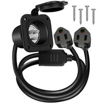 Plugue de Porta AC 15A 125V com Tampa Impermeável