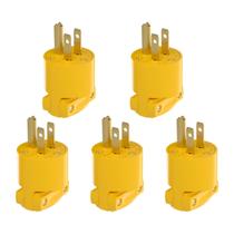 Plugue de substituição elétrica da extremidade do cabo de extensão 5PCS