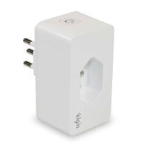 Plugue de tomada smart elgin 10a compativel alexa e google assintent - 48plugwifi10