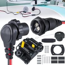 Plugue e Disjuntor para Motor de Popa E-cowlboy 60A 48V Plugue e Disjuntor para Motor de Popa E-cowlboy 60A 48V