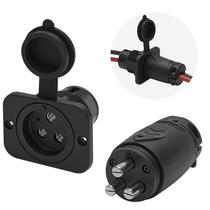 Plugue e receptáculo do motor de pesca Moestoont 70A 12-48V