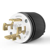 Plugue Elétrico ENERLITES NEMA L14-20P 20A 125/250V Trava Rotativa