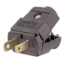 Plugue elétrico Leviton 035-00101-2BP Polarized Clear