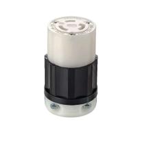 Plugue elétrico Leviton Conector de travamento não aterrado 20A 125/250V