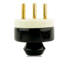 Plugue Elétrico Tripolar Porcelana Macho - Foxlux, Tamanho: 20A