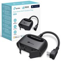 Plugue externo inteligente Kasa Smart EP40M com saída dupla IP64 Plugue externo inteligente Kasa Smart EP40M com saída dupla IP64