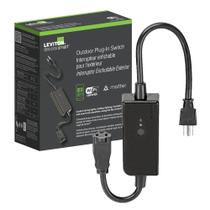 Plugue externo Leviton Decora Smart Wi-Fi D215O-1RE preto Plugue externo Leviton Decora Smart Wi-Fi D215O-1RE preto