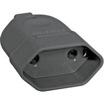 Plugue Fêmea 2p 10 A 250 V Tramontina Preto Tramontina