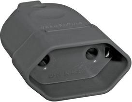 Plugue Fêmea 2P 10 A 250 V Tramontina Preto