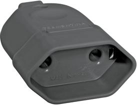 Plugue Fêmea 2P 10 A 250 V Tramontina Preto