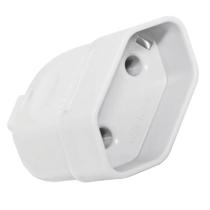 Plugue femea 2p 10a 250v branco tramontina Plugue femea 2p 10a 250v branco tramontina