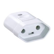 Plugue Femea 2P 20 A 250 V Tramontina Branco Plugue Femea 2P 20 A 250 V Tramontina Branco