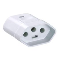 Plugue Femea 2p+t 10 A 250 V Tramontina Branco