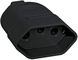Plugue Fêmea 2p+t 20a 250v Preto - Tramontina