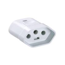 Plugue femea 2p t 20a pr/br em minipote Plugue femea 2p t 20a pr/br em minipote