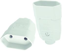 Plugue Fêmea Branco 10a 2 Pólos Radial 1501.142