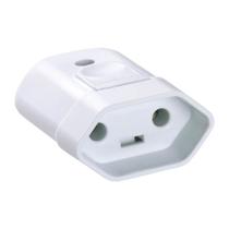 Plugue Fêmea Branco 2P de 20 Ampères e 250 Volts - 57403154 - TRAMONTINA Plugue Fêmea Branco 2P de 20 Ampères e 250 Volts - 57403154 - TRAMONTINA