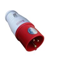 Plugue Industrial 32A 6H 380V 3P+T IP67 Vermelha - Sibratec Plugue Industrial 32A 6H 380V 3P+T IP67 Vermelha - Sibratec