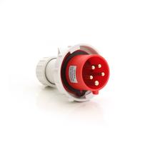 Plugue industrial 3p+n+t 32a 380v/440v ip67 strahl pa5276/bc