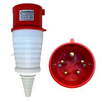 Plugue Industrial 3P+N+T 32a Decorlux 6h 380/415V Plug Plugue Industrial 3P+N+T 32a Decorlux 6h 380/415V Plug