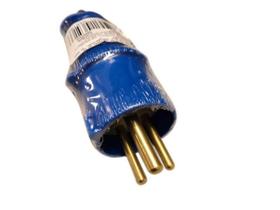 Plugue Industrial de Energia 2Pinos+T, 16 Amperes 220/240 Volts - Steck