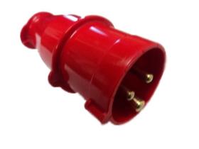 Plugue Industrial de Energia 2Pinos+T, 16 Amperes, 380/440 Volts -Steck