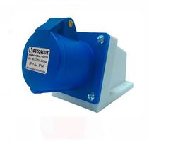 Plugue Industrial de Tomada Fêmea 16A 220-240V 2P+T 6H AZ