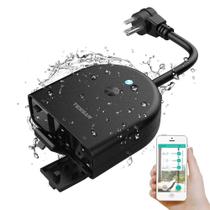 Plugue inteligente externo TESSAN WiFi Smart Outlet 3 soquetes Plugue inteligente externo TESSAN WiFi Smart Outlet 3 soquetes