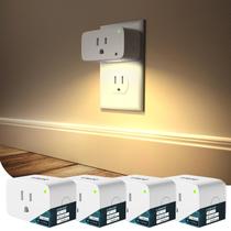 Plugue Inteligente Linkind Matter 15A 1800W com Luz LED 4 Unidades