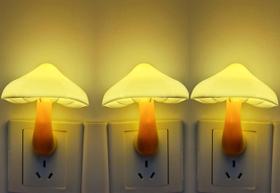 Plugue LED com sensor de cogumelos Night Light AUSAYE em pacote com 3